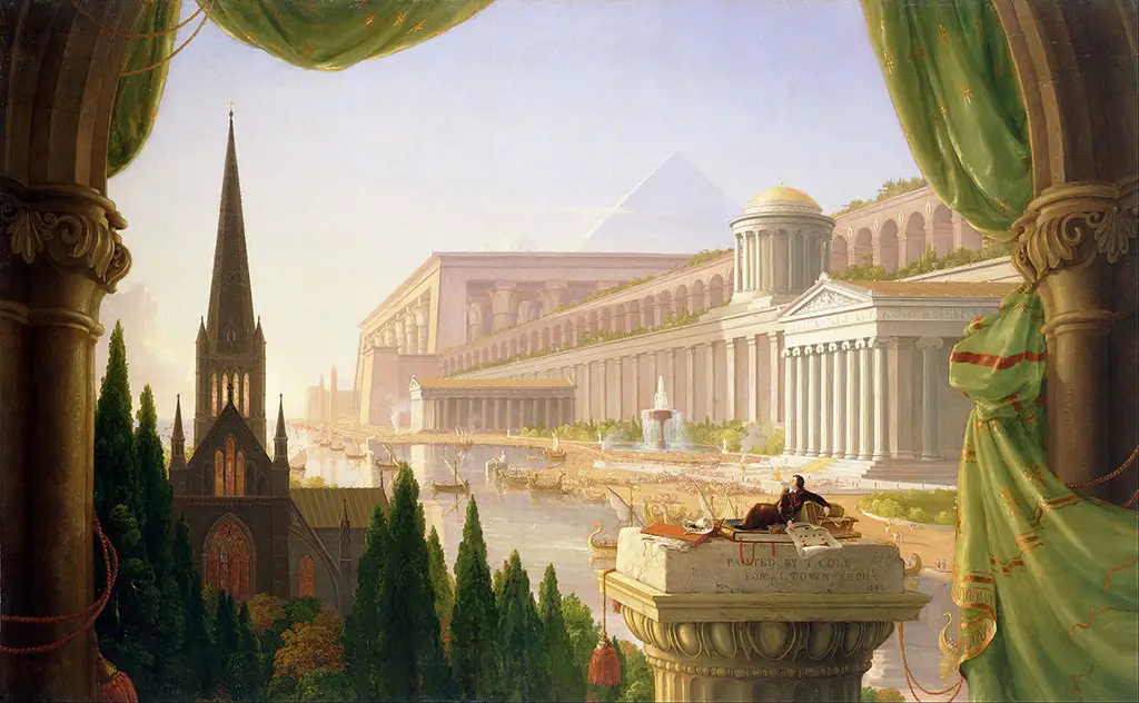 The Architect's Dream in Detail Thomas Cole